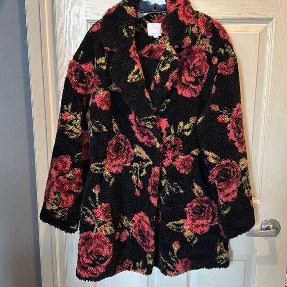 Anthropologie Maeve ￼Sherpa coat - Picture 1 of 6